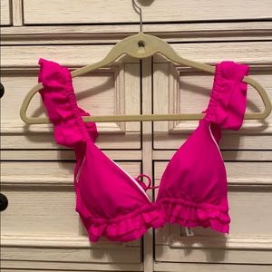 Hot pink Shein swimsuit